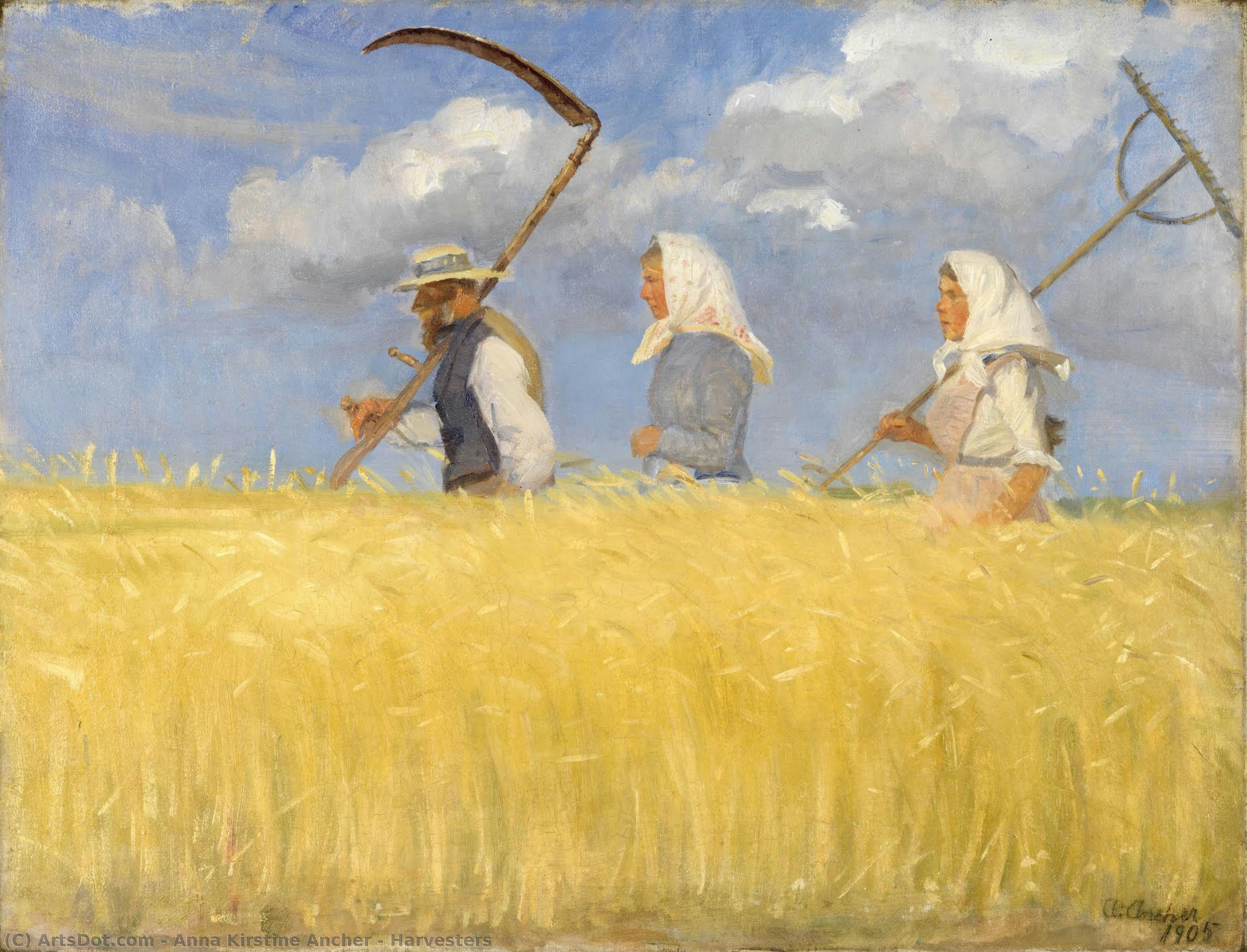Harvesters — Anna Kirstine Ancher