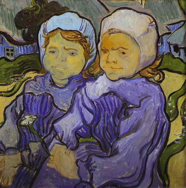 Two Little Girls — Vincent Willem Van Gogh