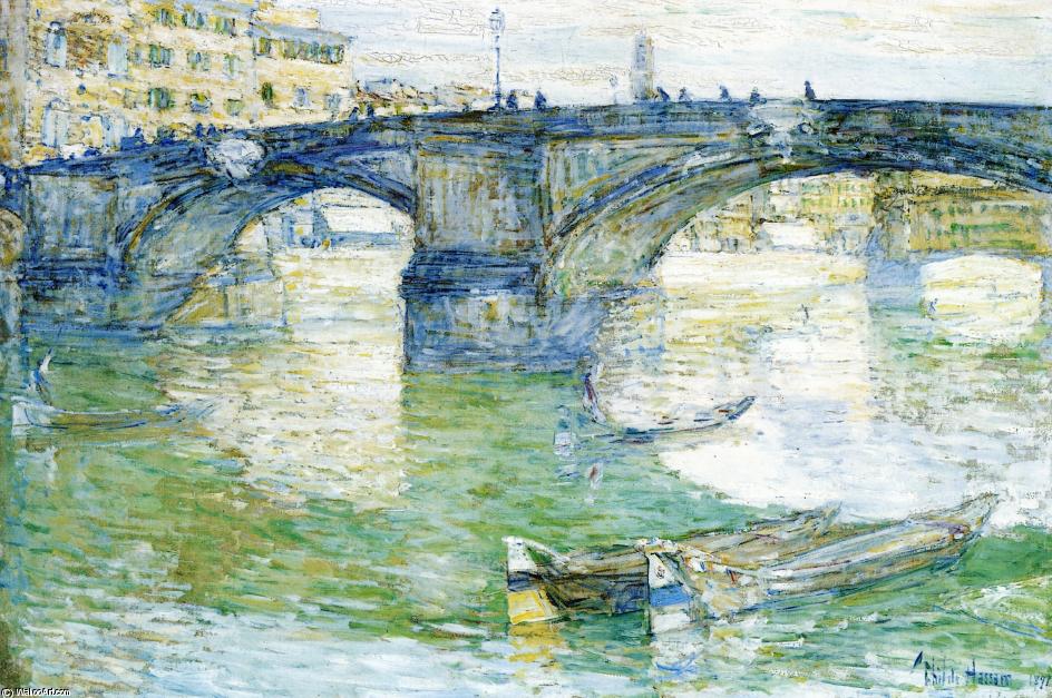 Ponte Santa Trinita — Frederick Childe Hassam