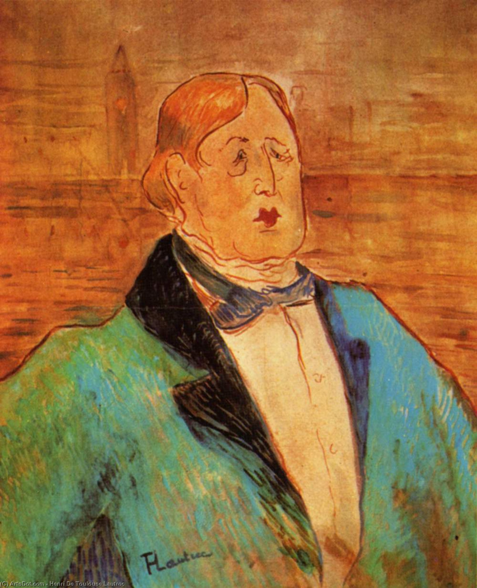 Portrait Of Oscar Wilde — Henri De Toulouse-lautrec