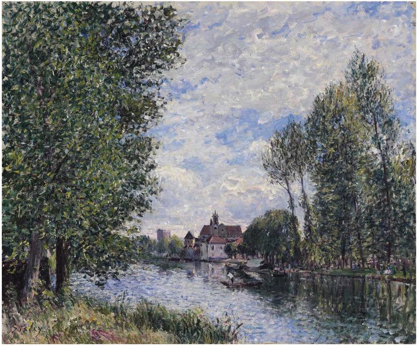 Summer In Moret — Alfred Sisley