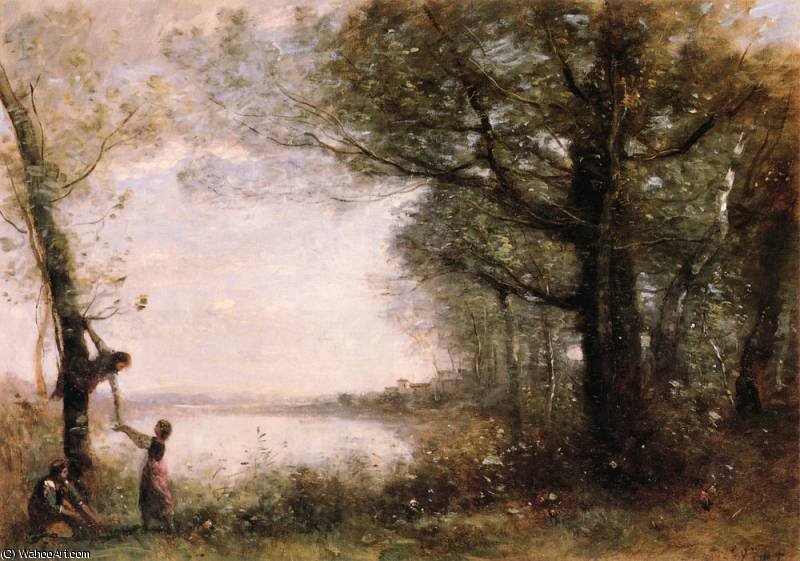 Les Petits Denicheurs — Jean-baptiste-camille Corot