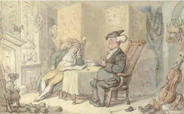Term Ends — Thomas Rowlandson