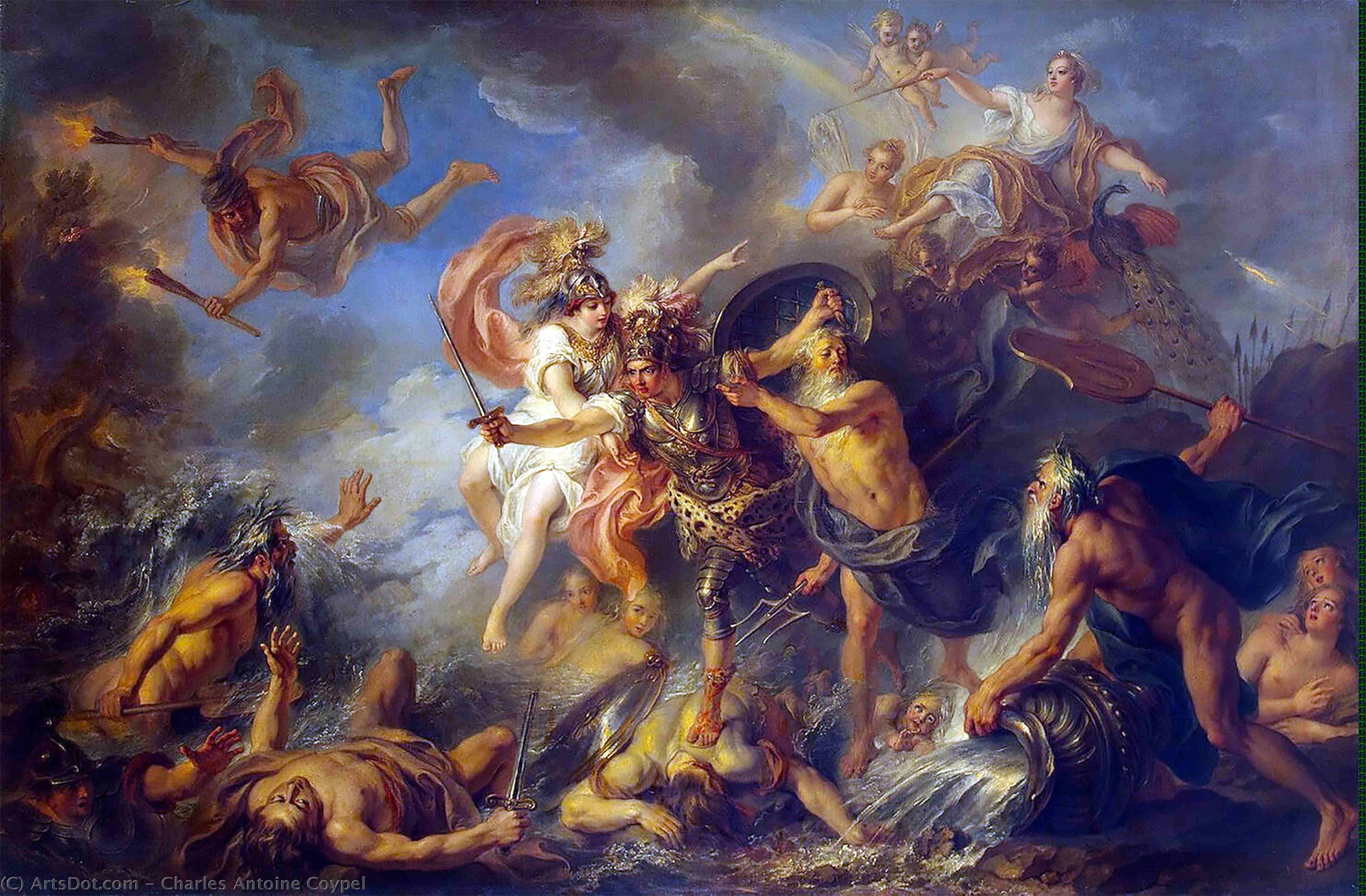 Fury Of Achilles — Charles Antoine Coypel