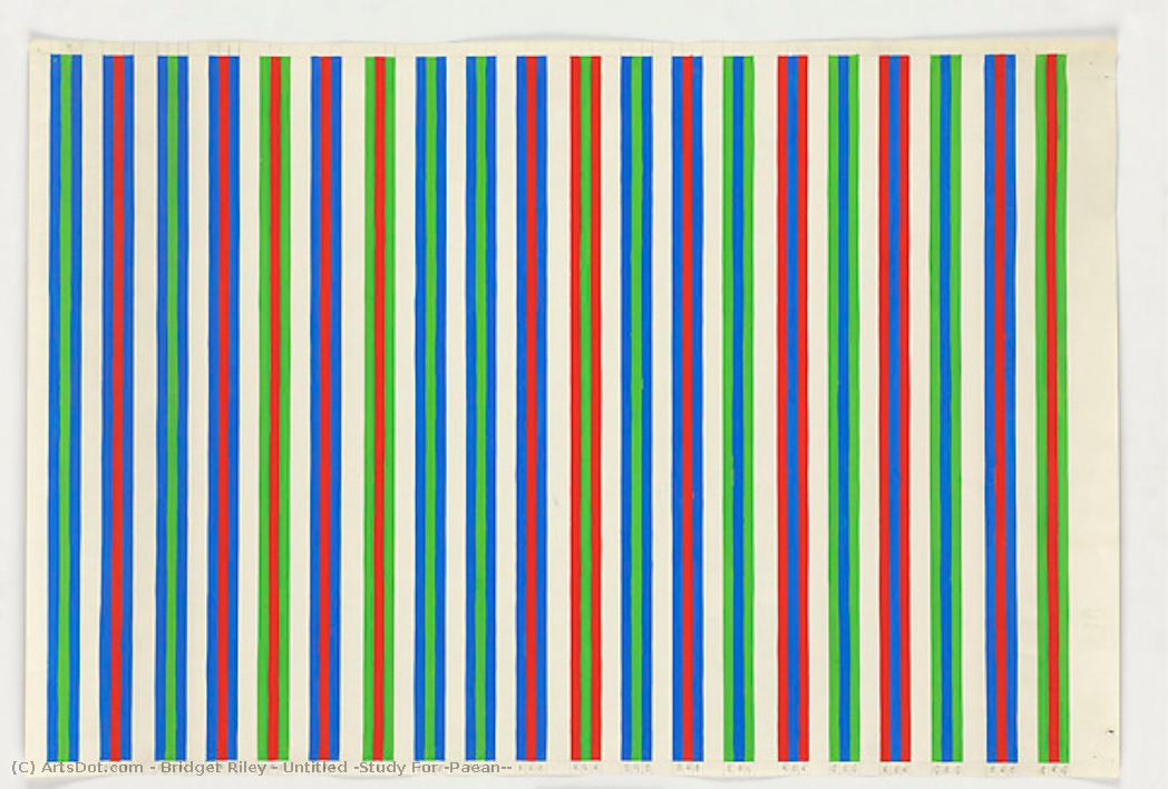 Untitled [study For 'paean'] — Bridget Riley