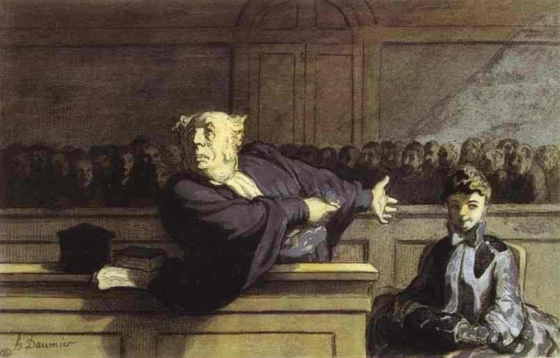The Defender — Honoré Daumier