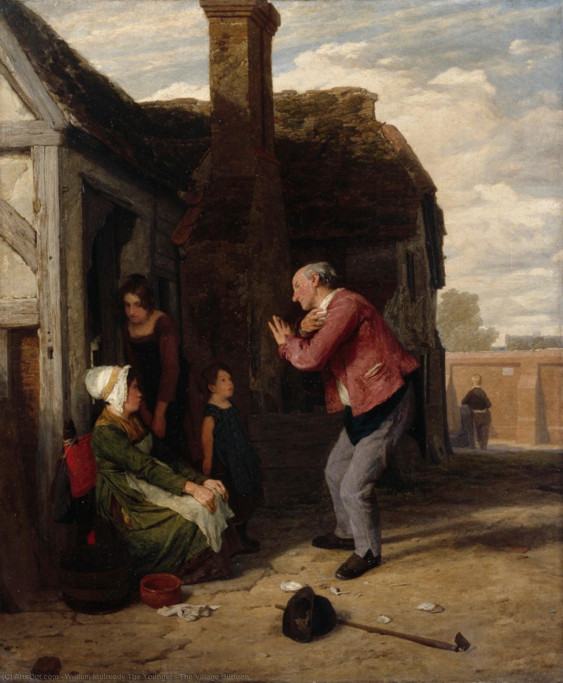 The Village Buffoon — William Mulready The Younger