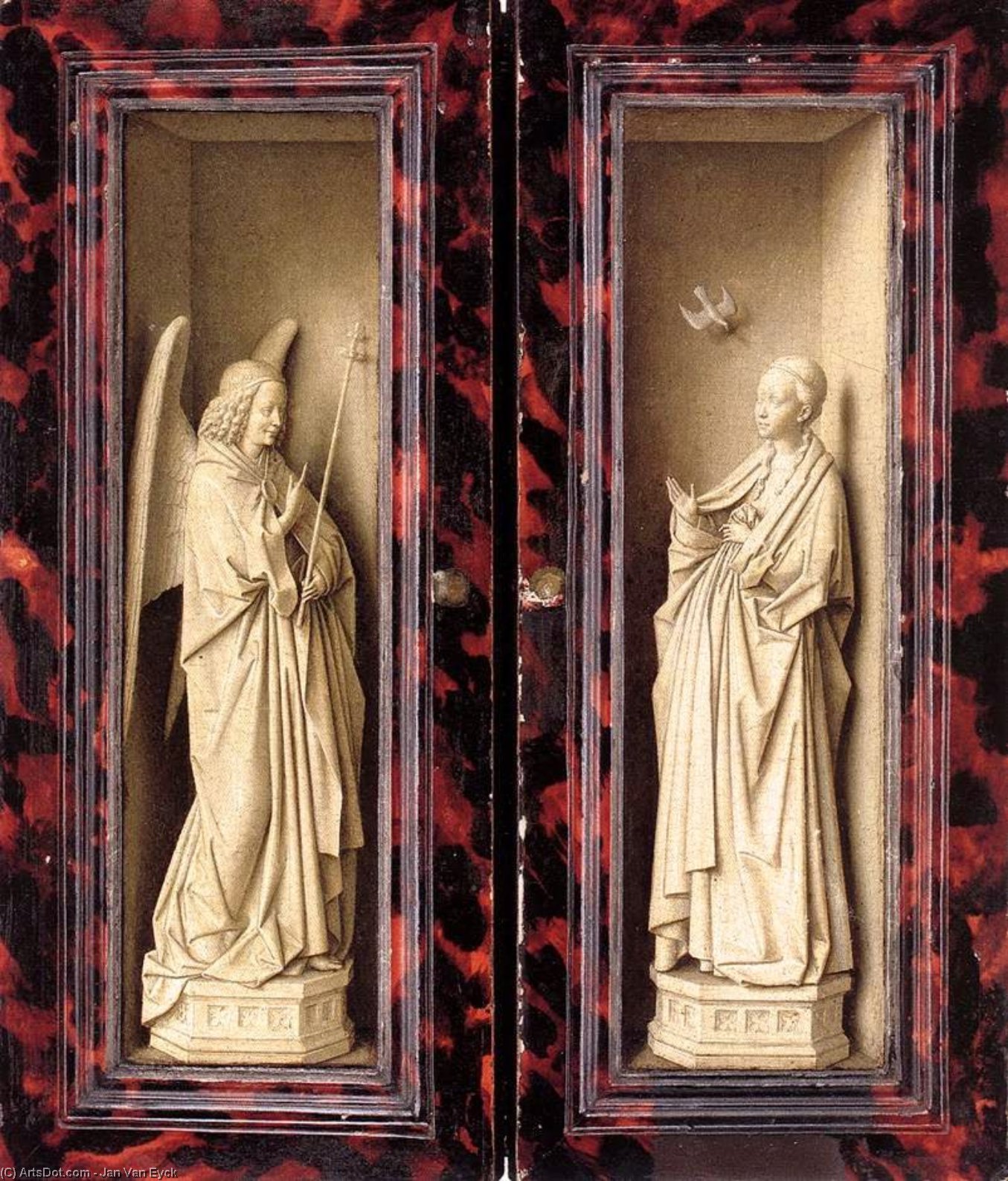 Small Triptych (outer Panels) — Jan Van Eyck