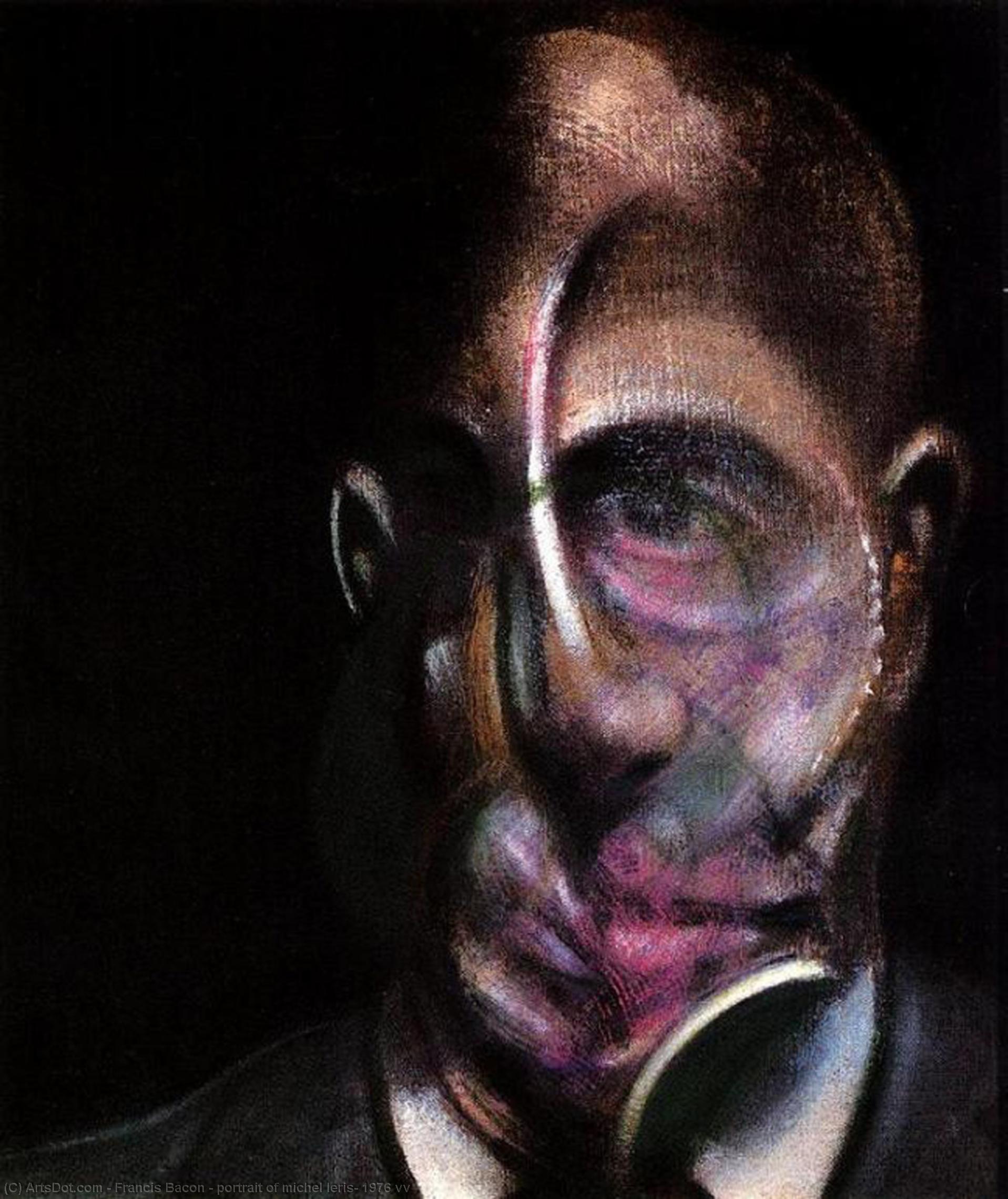 Portrait Of Michel Leris, 1976 Vv — Francis Bacon