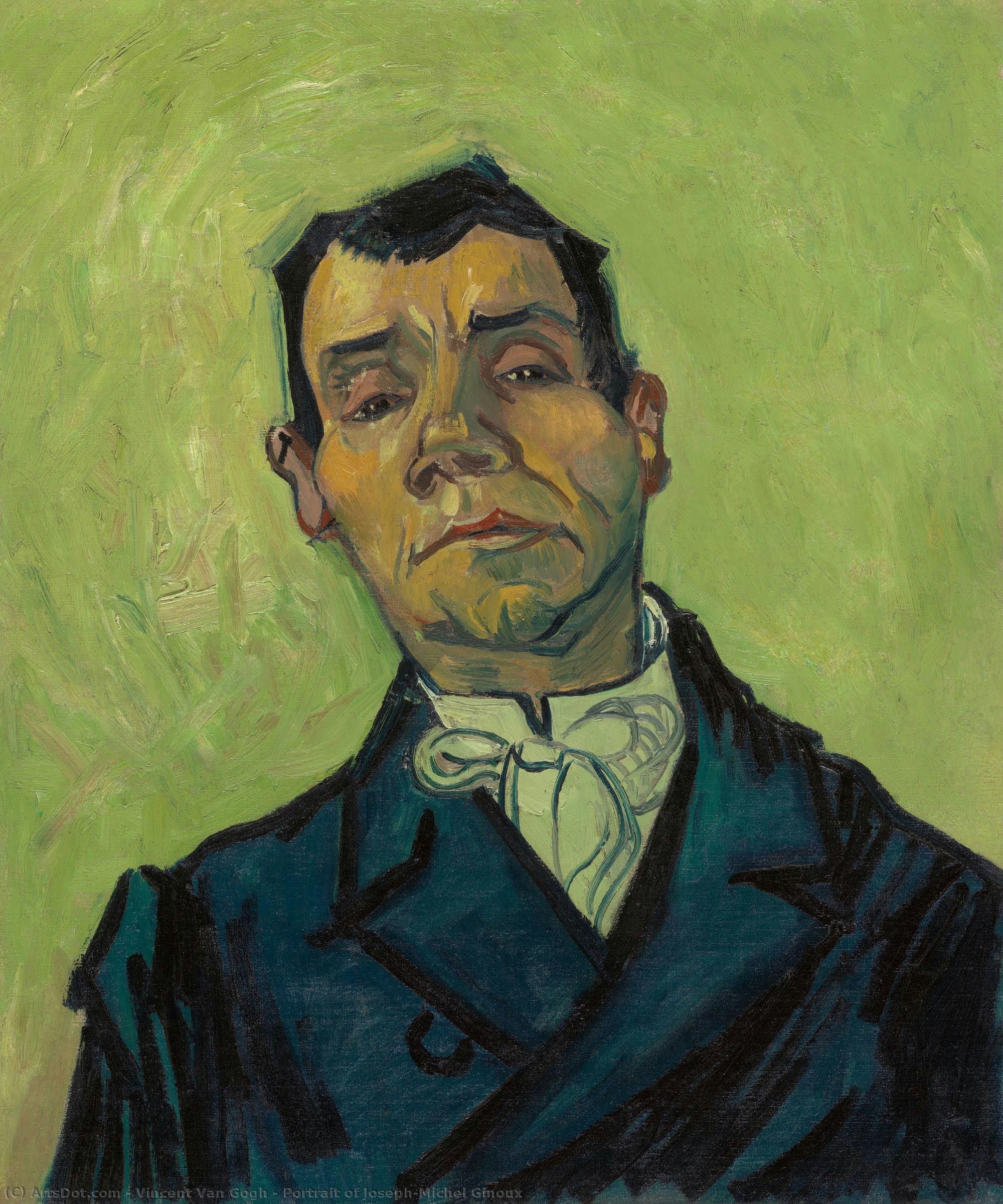 Portrait Of Joseph-michel Ginoux — Vincent Willem Van Gogh