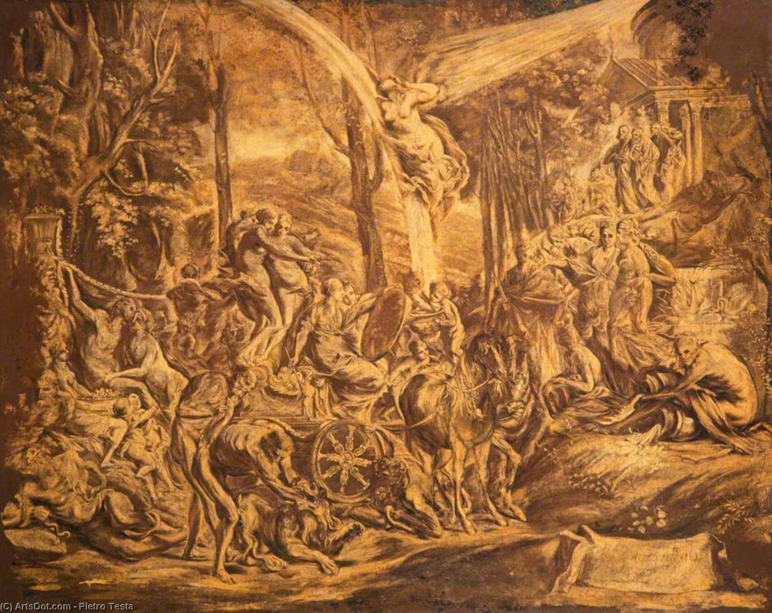 The Triumph Of Painting — Pietro Testa
