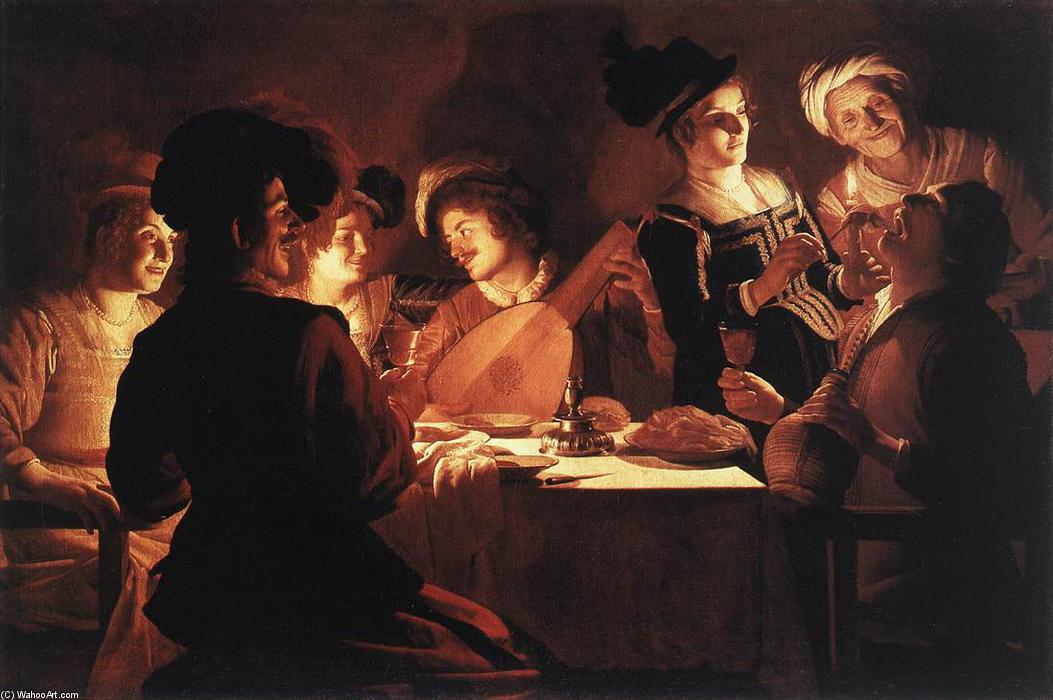 Supper Party — Gerard Van Honthorst