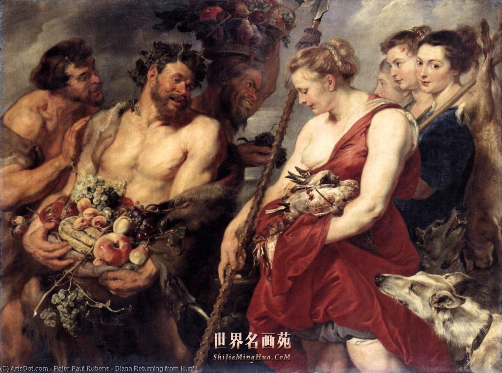 Diana Returning From Hunt — Peter Paul Rubens