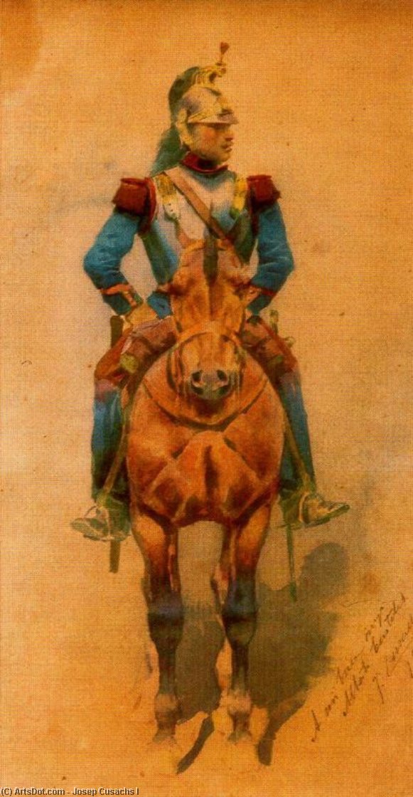 Cuirassier On Horse — Josep Cusachs I