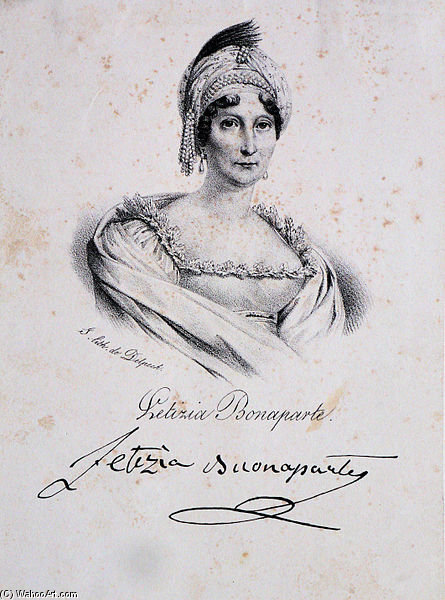 Letizia Bonaparte Litho — Francois Seraphin Delpech