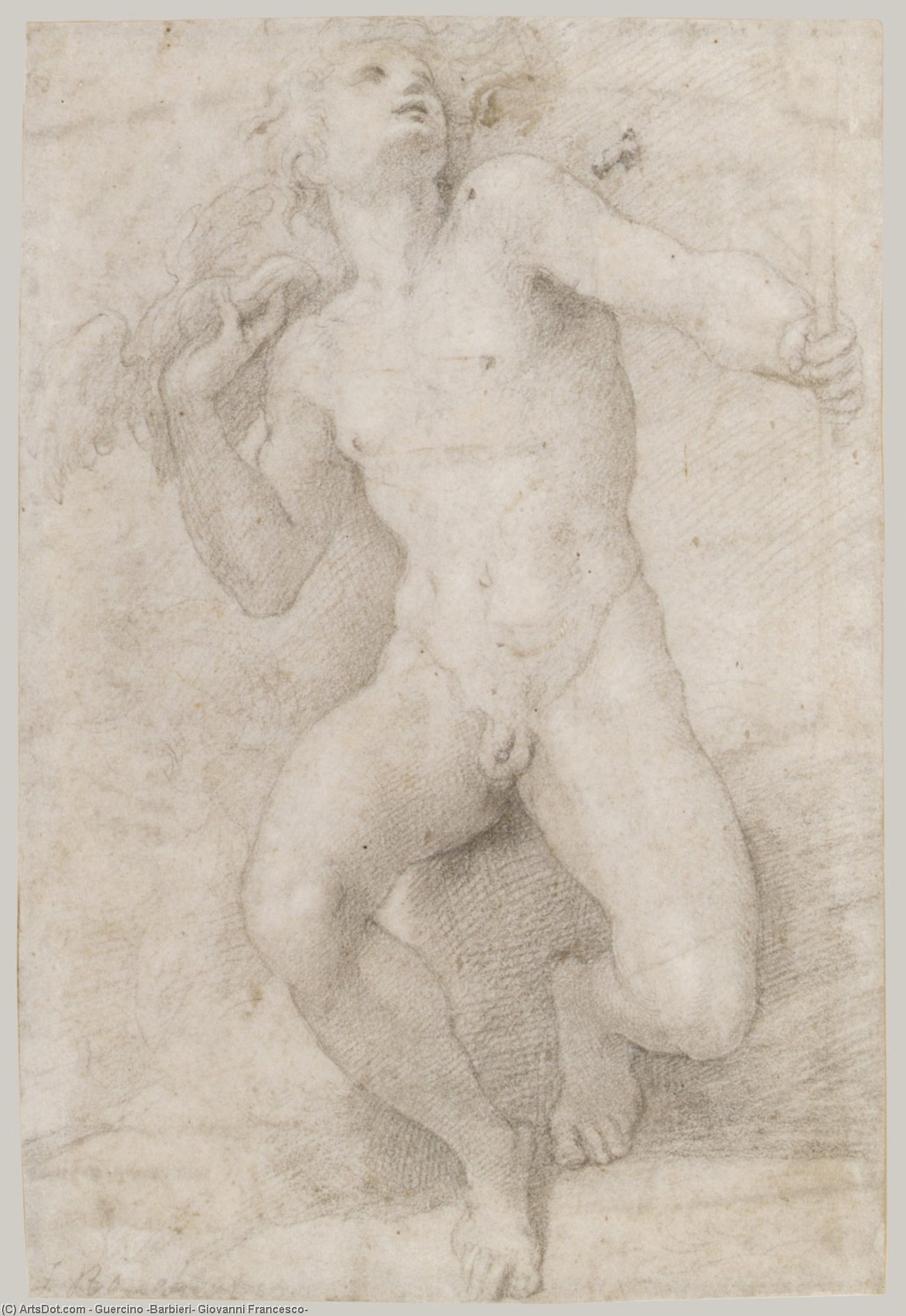 Study Of A Writing Scholar — Guercino