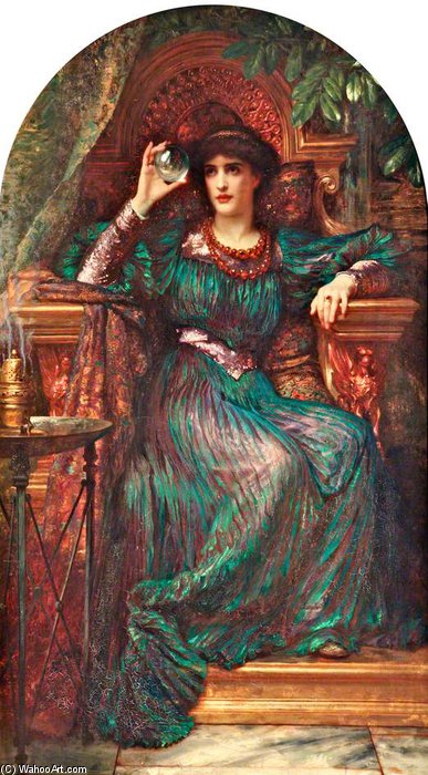 The Magic Crystal — Frank Dicksee