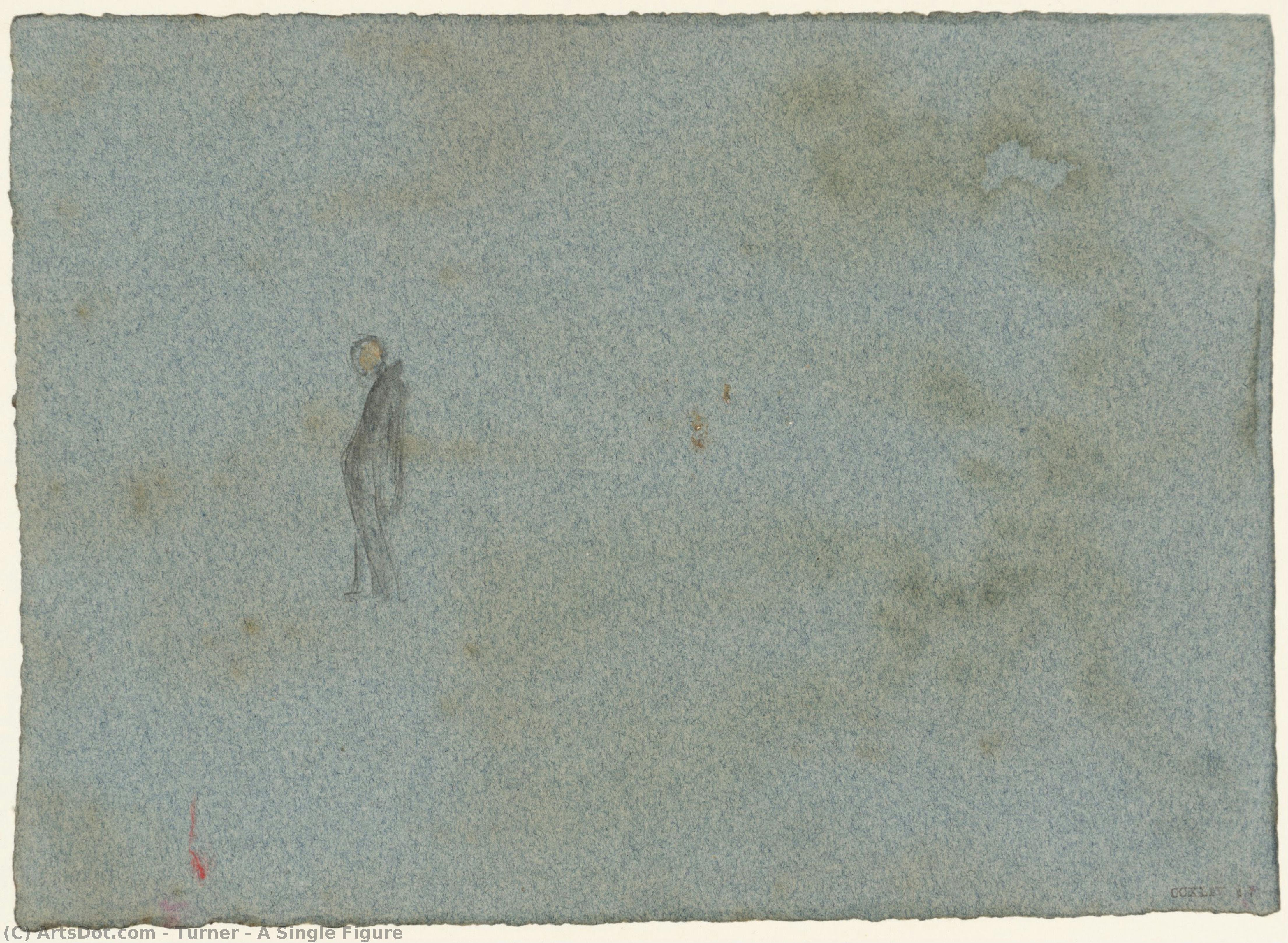 A Single Figure — J.m.w. Turner