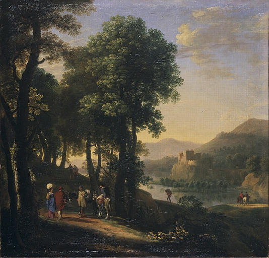 Paysage Effet Du Soir — Herman Van Swanevelt