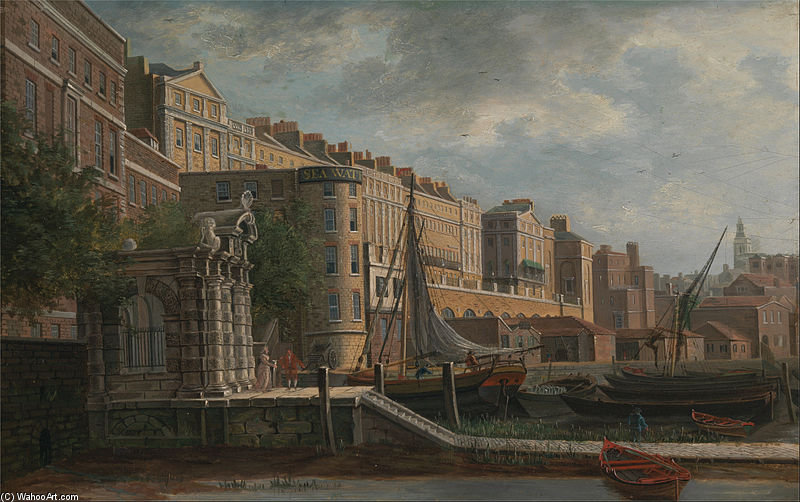 York Water-gate And The Adelphi — Daniel Turner