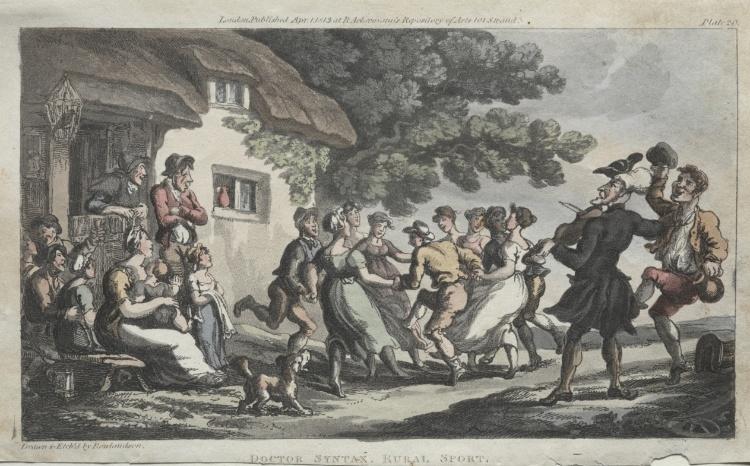 The Rev. Dr. Syntax Rural Sport — Thomas Rowlandson