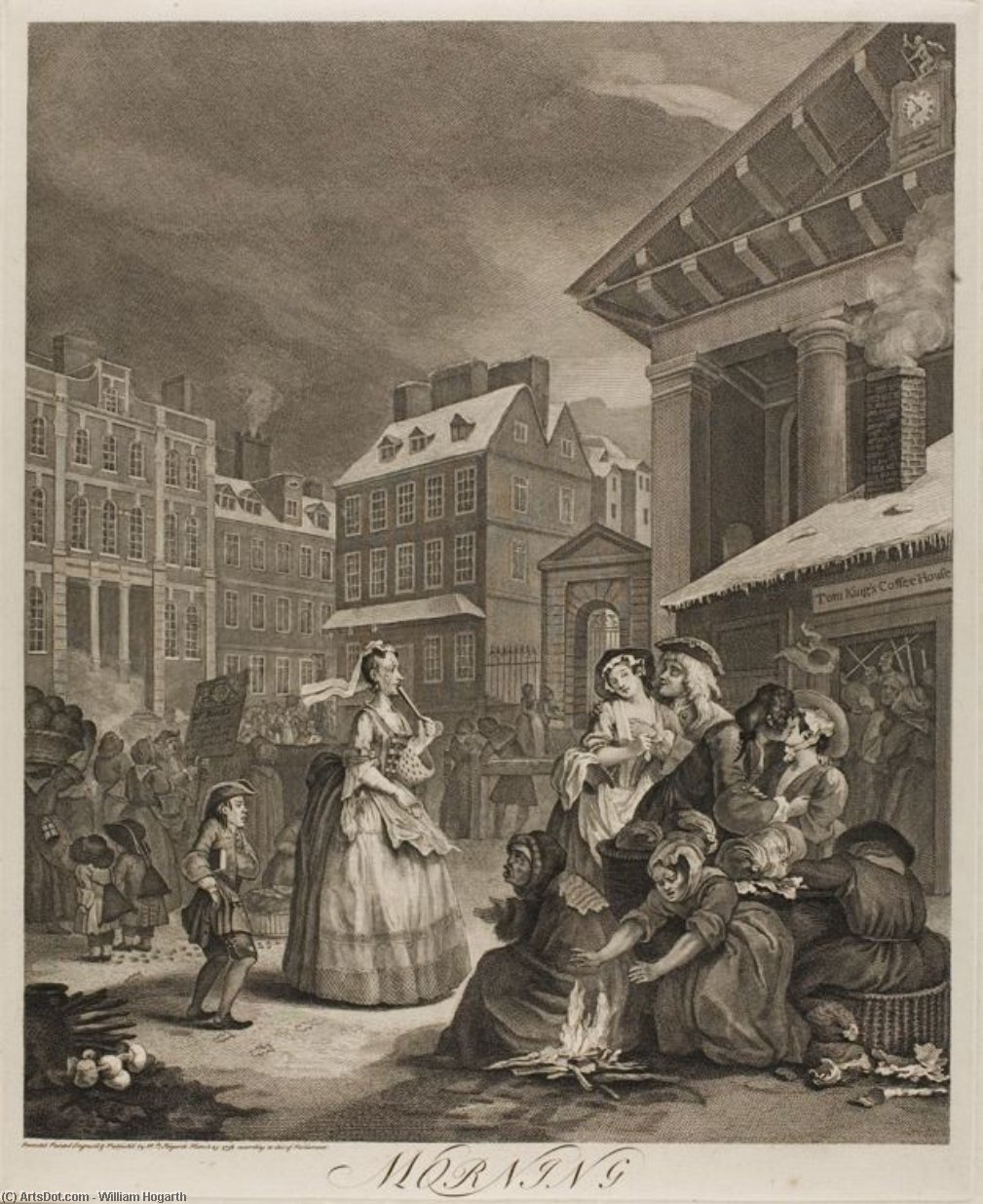 Morning, Plate One From The Four Times Of The Day — William Hogarth