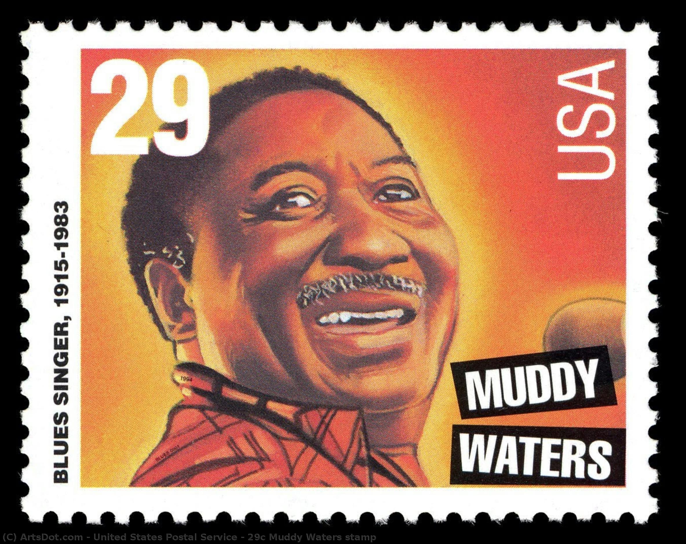 29c Muddy Waters Stamp — United States Postal Service