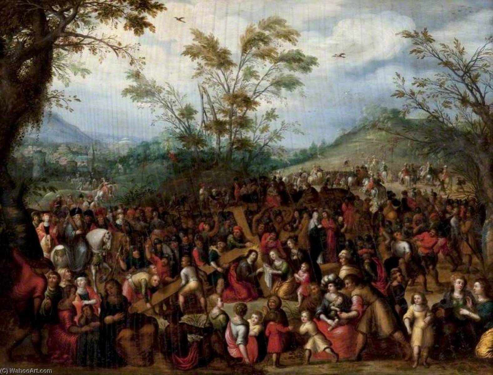 The Procession To Calvary — Frans Iii Francken