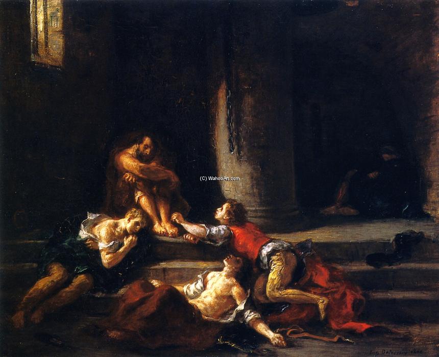 Ugolino And His Sons In The Tower — Eugène Delacroix