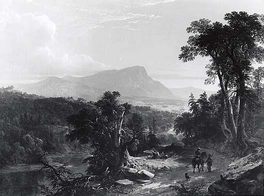 Landscape Composition In The Catskills, (painting) — Asher Brown Durand