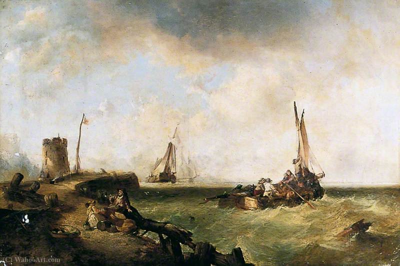 Coast Scene — Alfred Montague