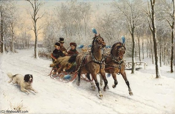 A Riding Tour In The Snow — Otto Eerelman