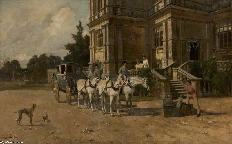 Front View Of Wollaton Hall, Nottingham — Arthur Walker Redgate