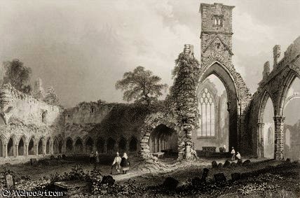 Sligo Abbey — William Henry Bartlett