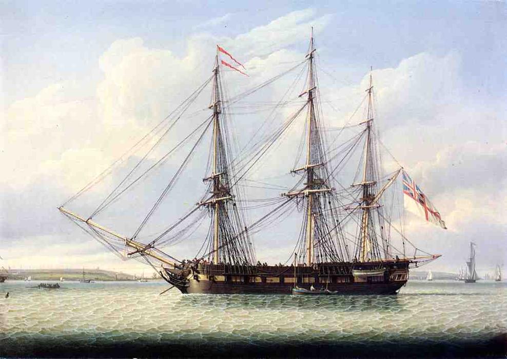 Sloop On The Mersey — Robert W. Salmon