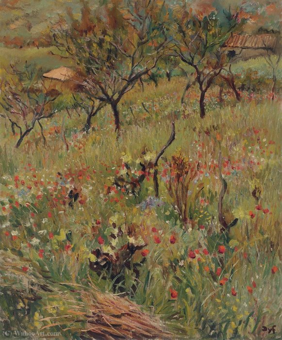 Flowers In The Orchard, (1950) — Marcel Dyf