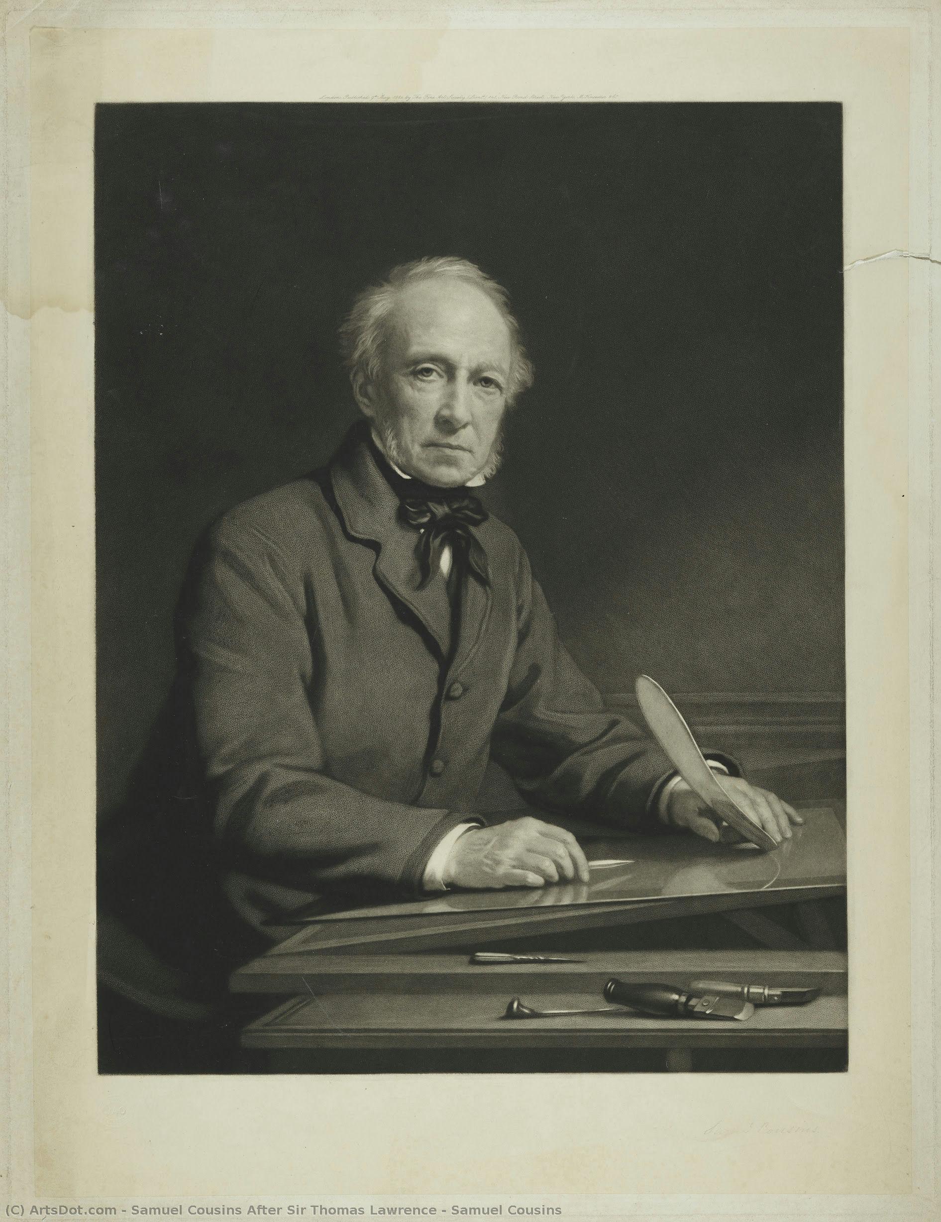 Samuel Cousins — Samuel Cousins After Sir Thomas Lawrence