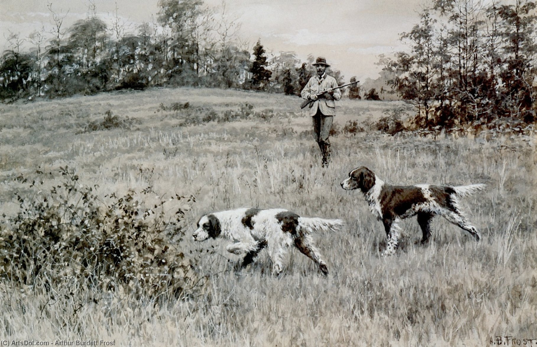 On The Point — Arthur Burdett Frost