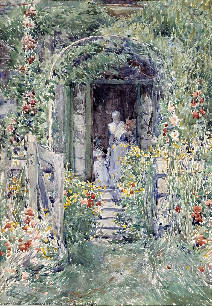 The Garden In Its Glory — Frederick Childe Hassam