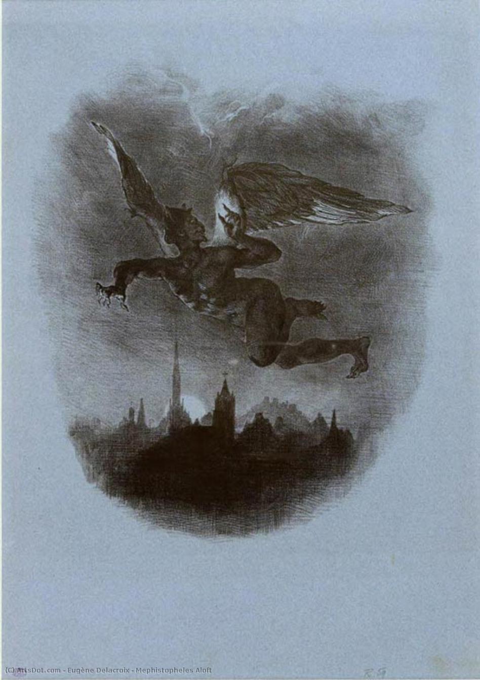 Mephistopheles Aloft — Eugène Delacroix