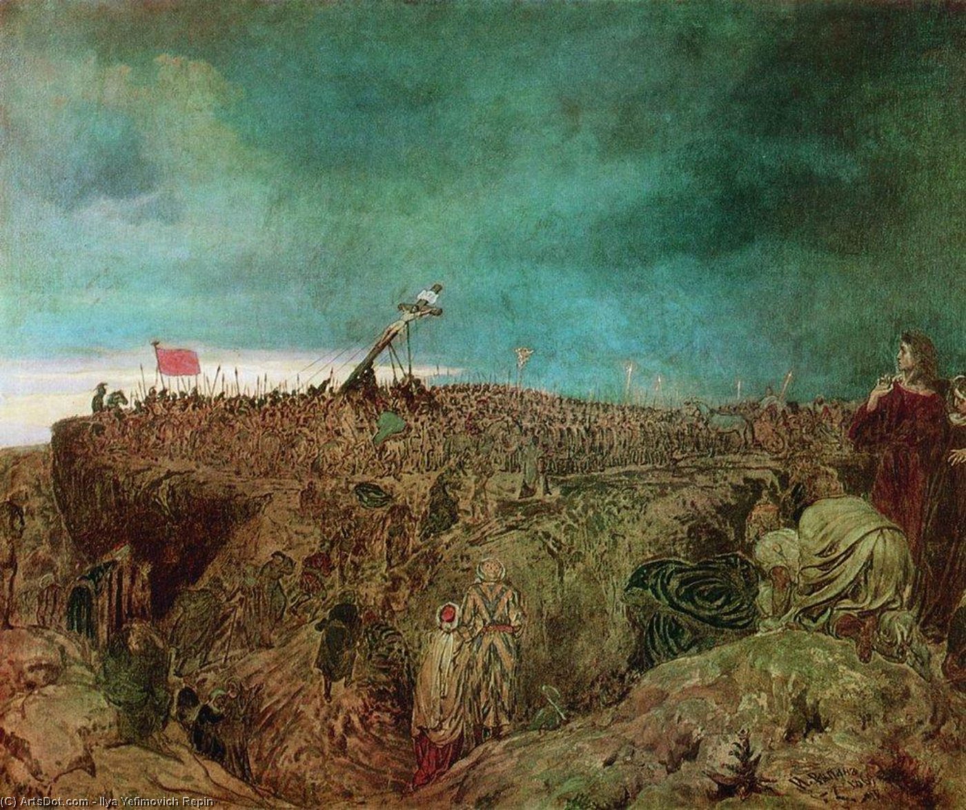 Calvary (crucifixion) — Ilya Yefimovich Repin