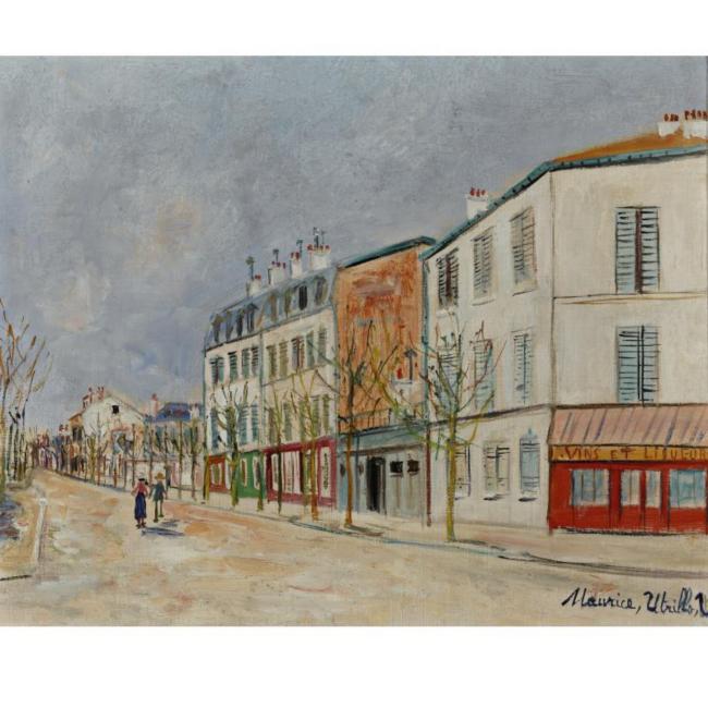Asnières Street — Maurice Utrillo