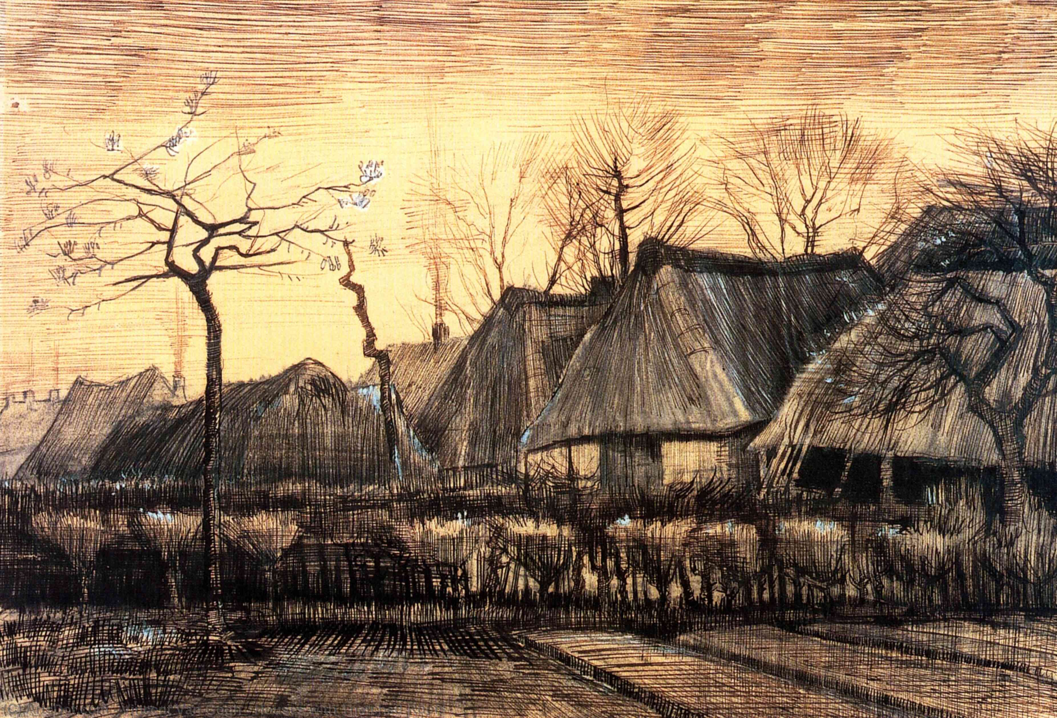 Casas Con Tejas Averías — Vincent Willem Van Gogh