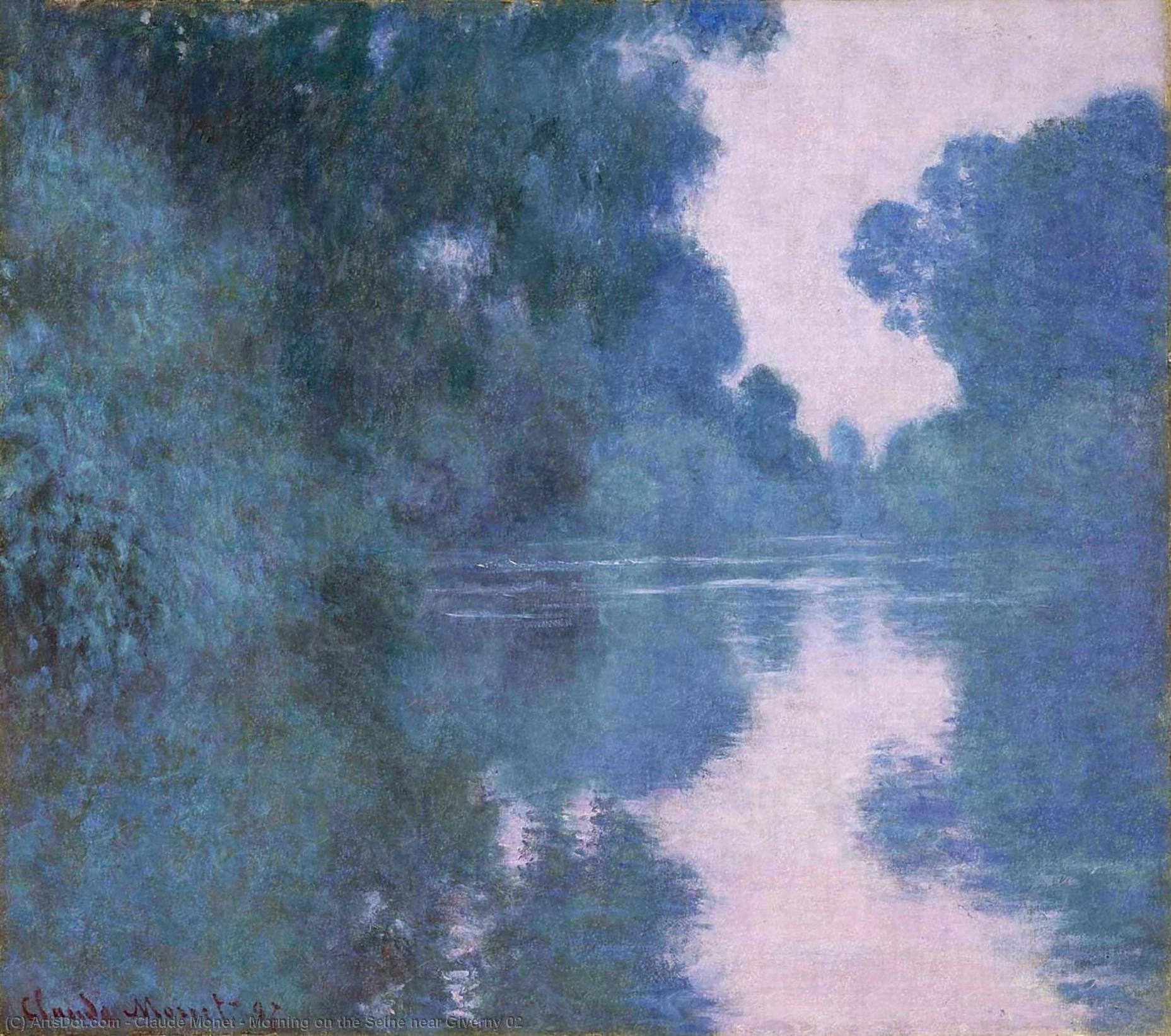 Morning On The Seine Near Giverny 02 — Claude Monet