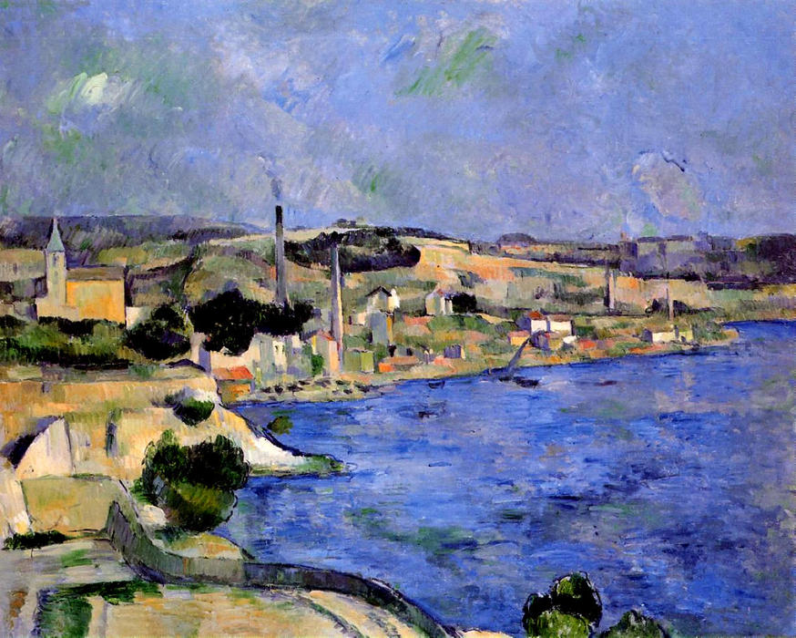 The Bay Of L'estaque And Saint-henri — Paul Cézanne
