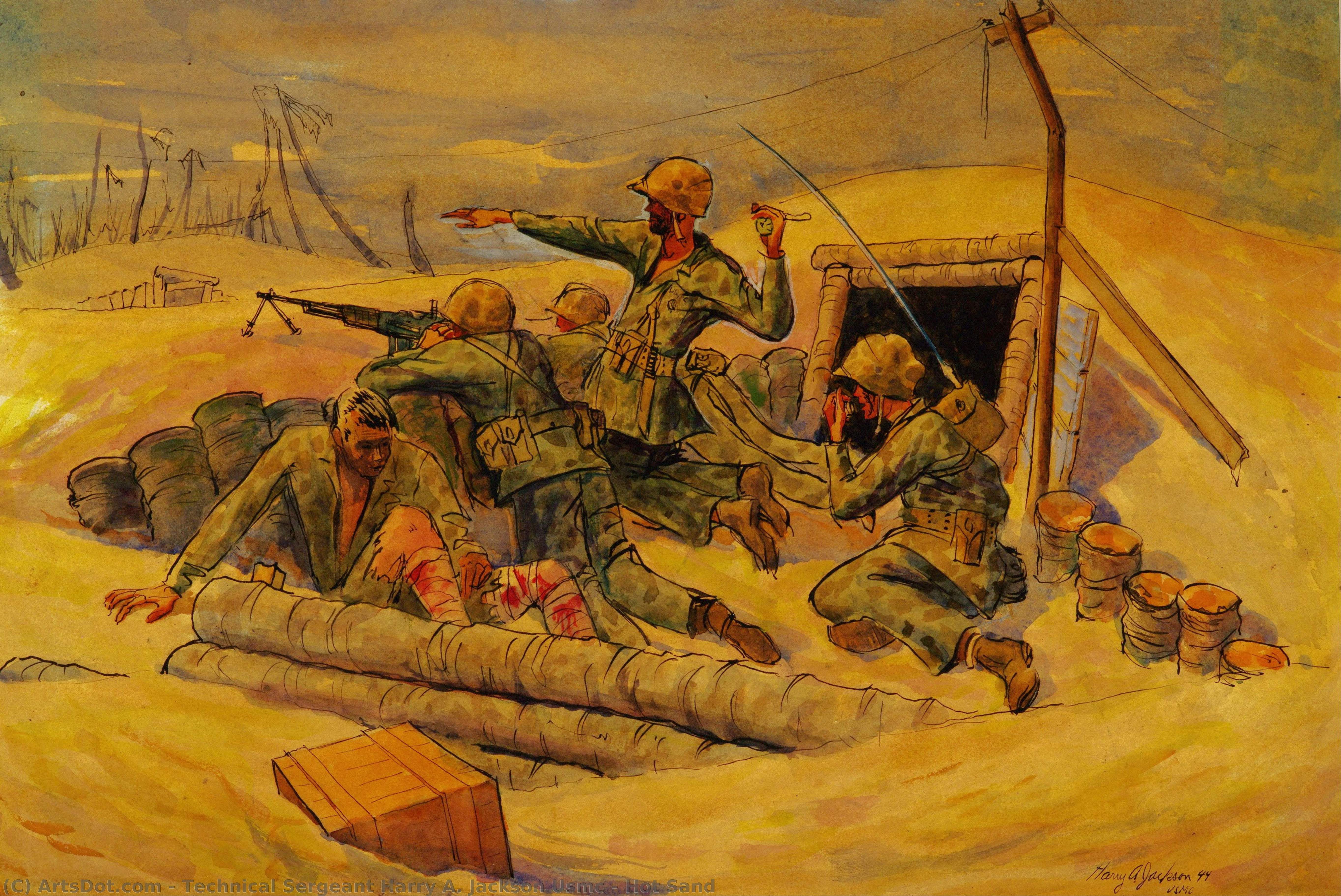 Hot Sand — Technical Sergeant Harry A. Jackson Usmc
