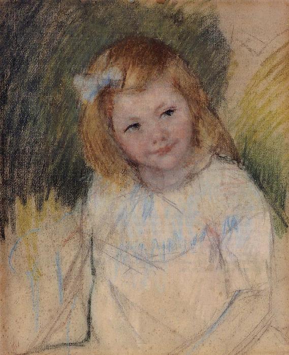Sara Looking To The Right — Pierre-auguste Renoir