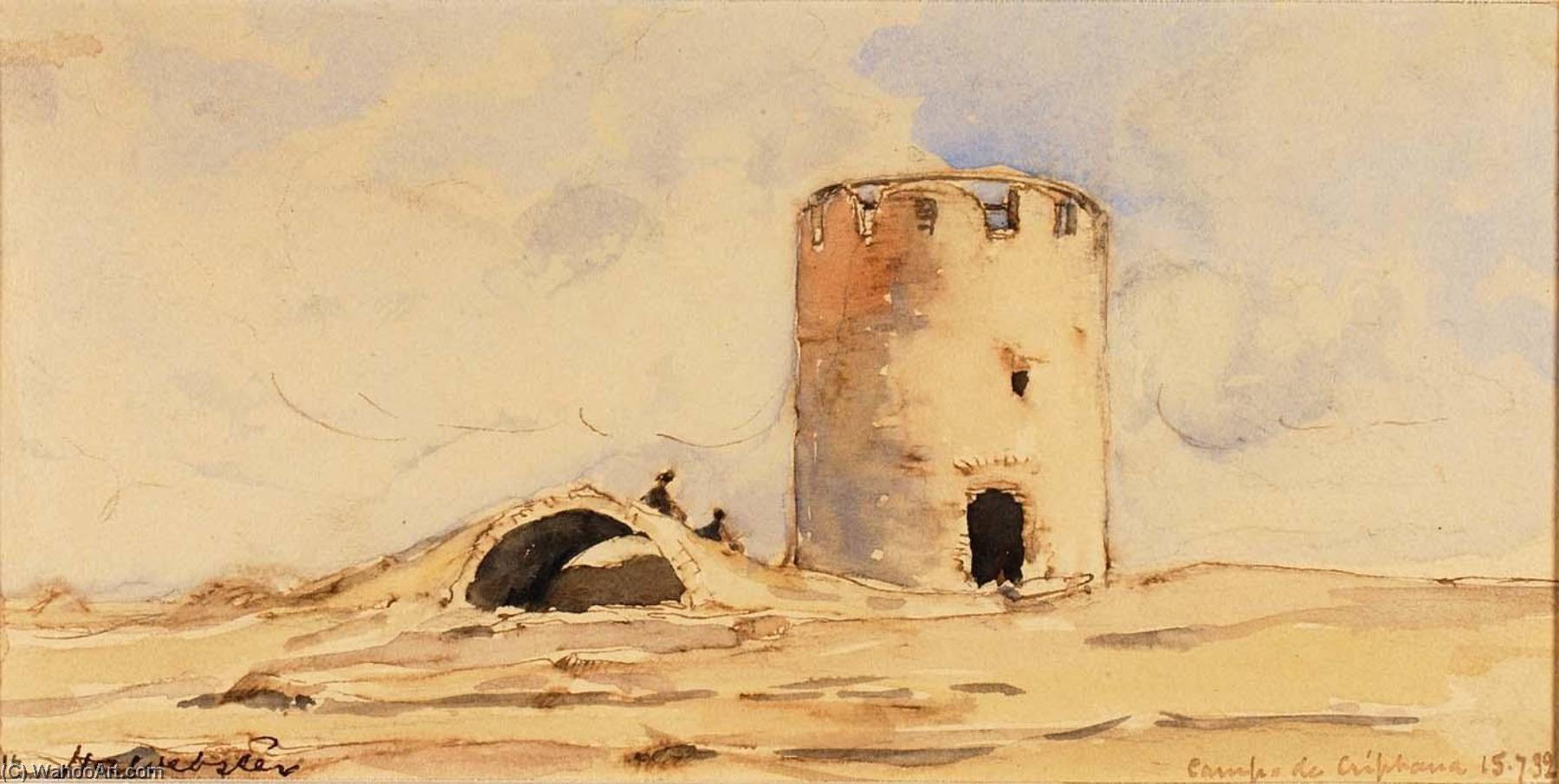 Windmill In Ruins, Campo De Criptana — Herman Armour Webster
