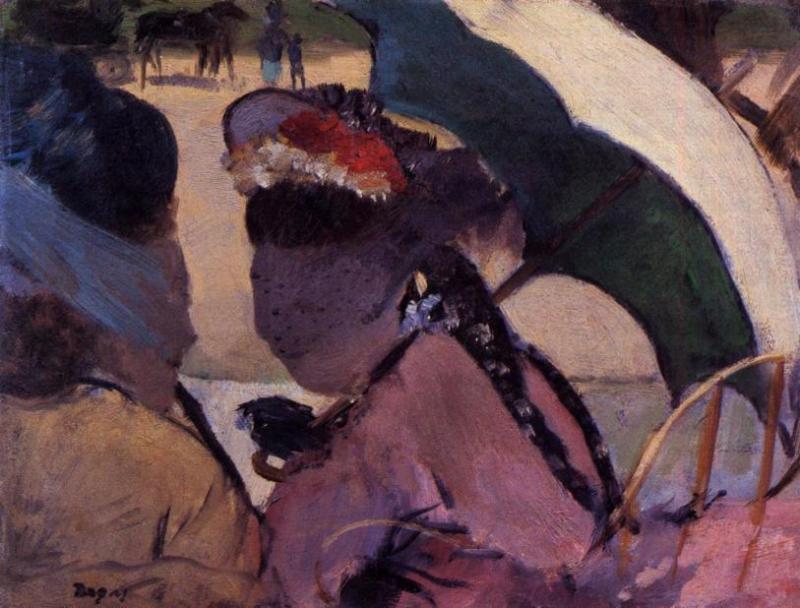 At The Races — Edgar Degas