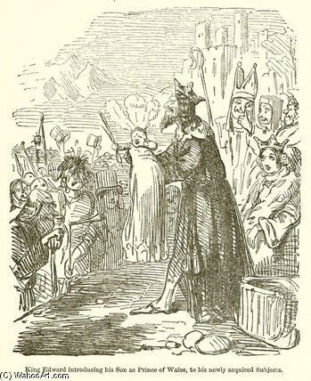 King Edward Introducing His Son As Prince Of Wales — John Leech